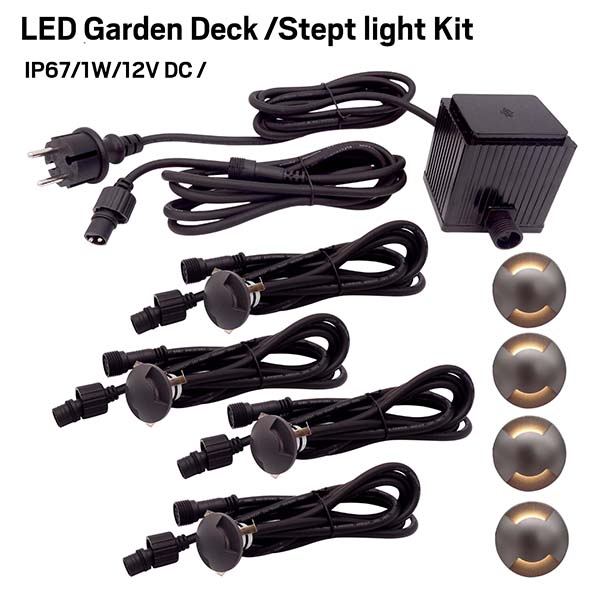 LED IP65 Deck Step Light kit  