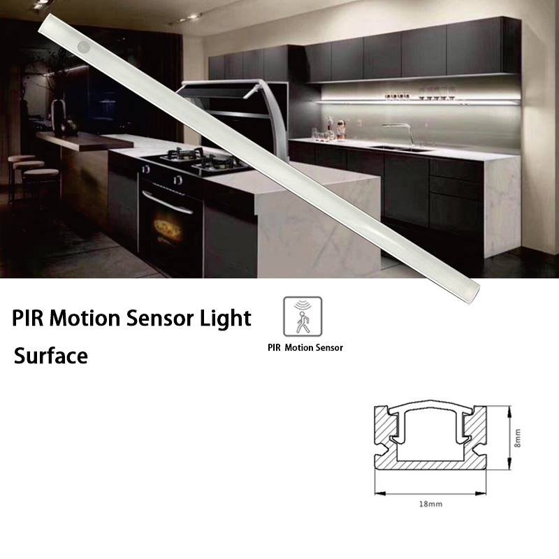 Surface PIR motion Sensor Led Closet Light,Kitchen Cabinet Light #Led Motion Sensor Light Product 