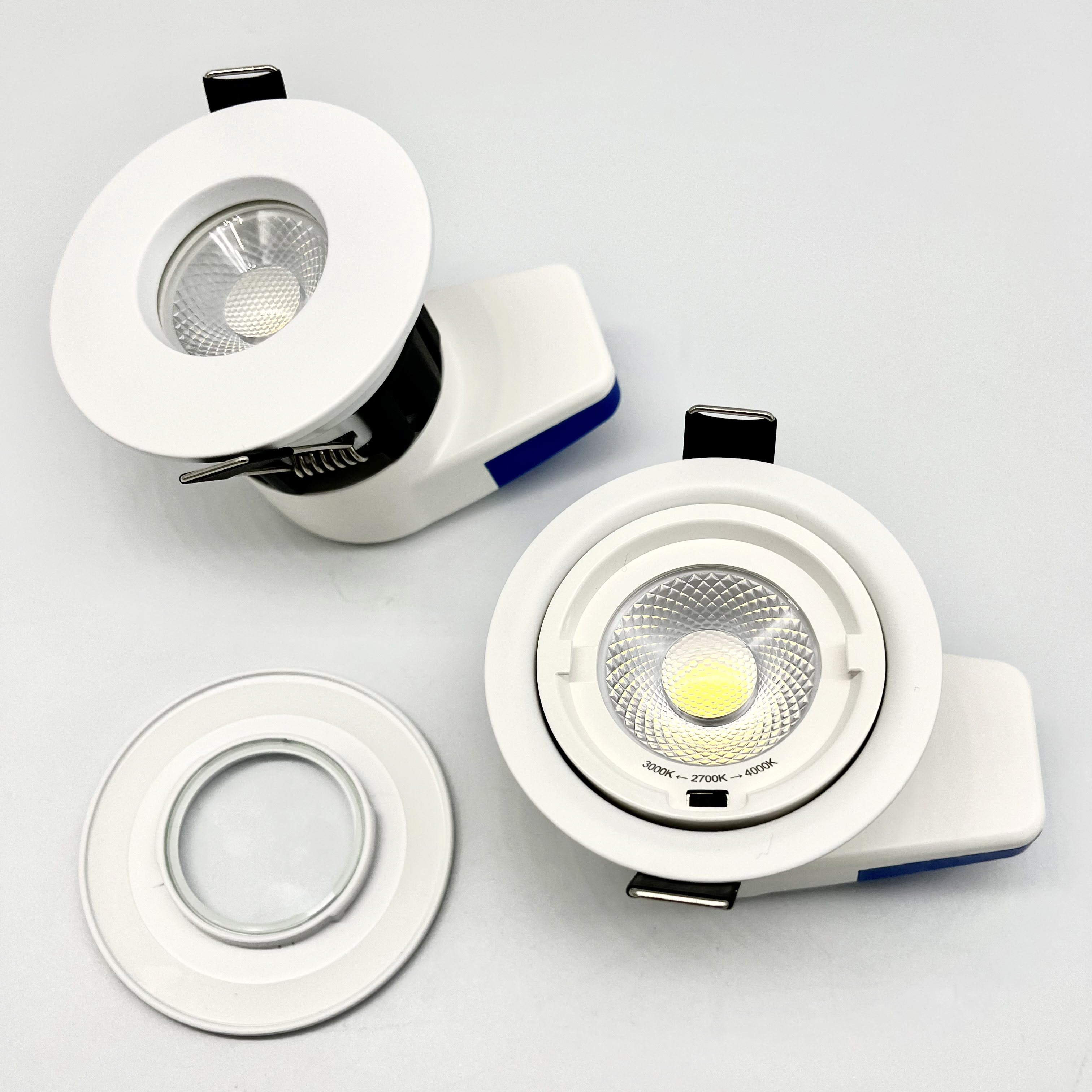 Triple IP65 CCT COB Ceiling Down Light Fire Rated